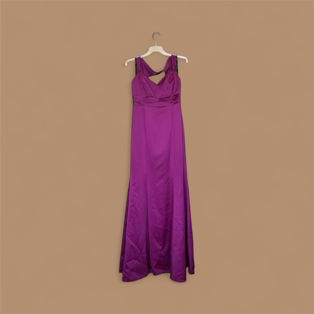 Alfred Angelo Majestic Purple Maxi Dress